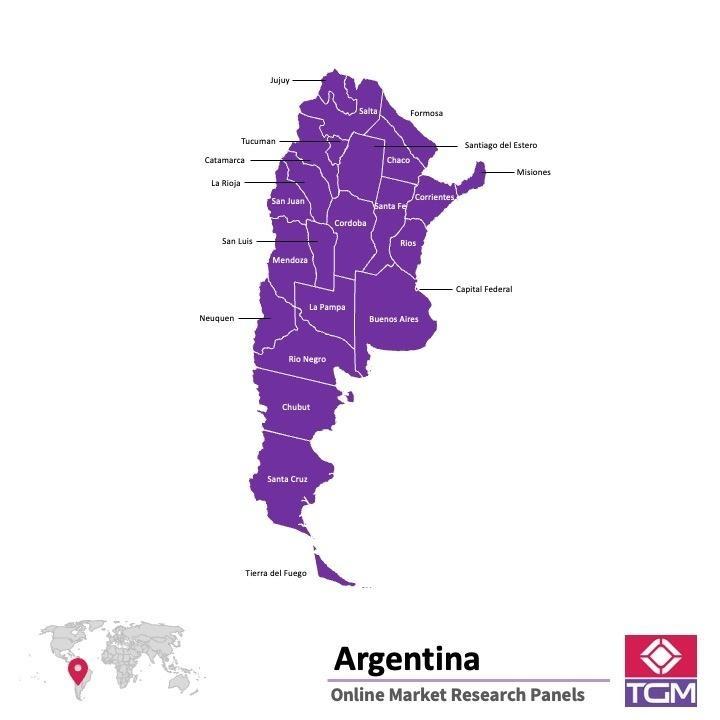 Painel online na Argentina